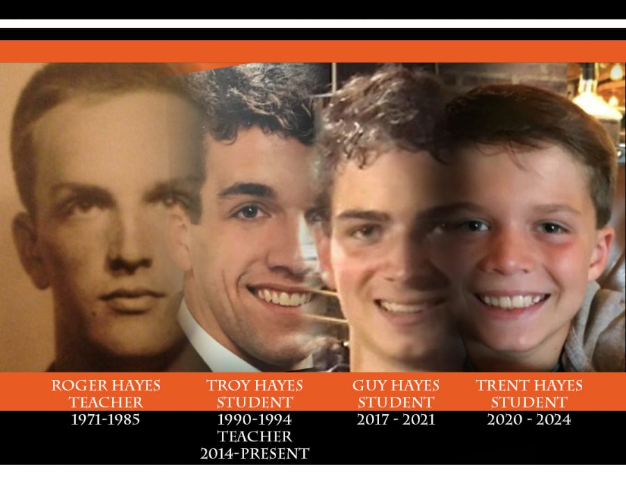 The Hayes family has been a legacy here at BDHS since 1971 through the present time.