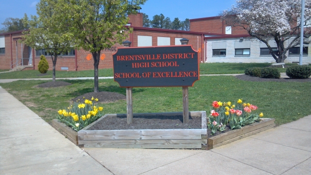 The sign of our school, Brentsville