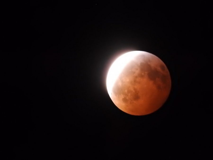 One of the photos Mack Jones took of the moon.