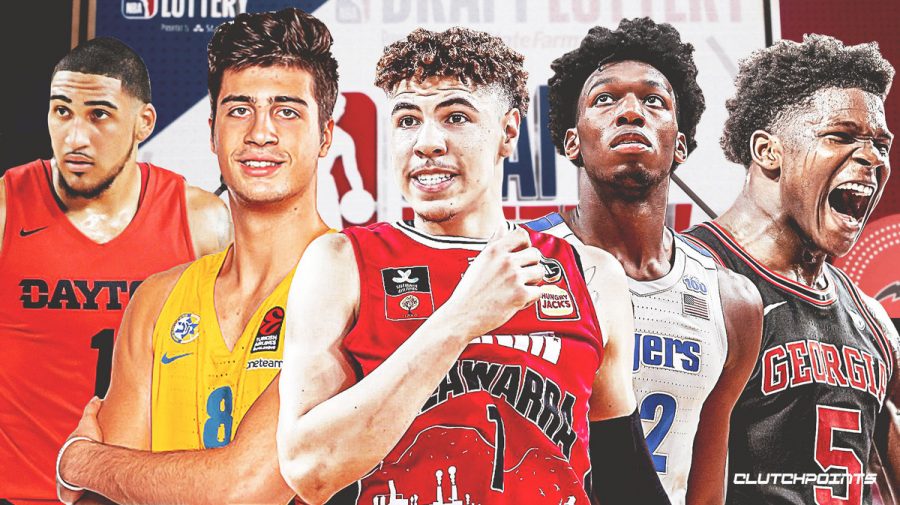 Five of the 14 lottery picks in the 2020 NBA draft.