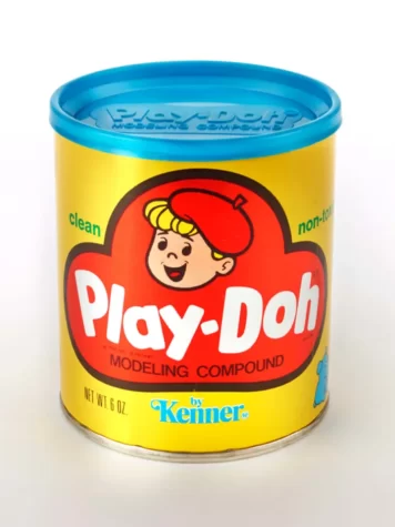 An older version of the Play-Doh container.